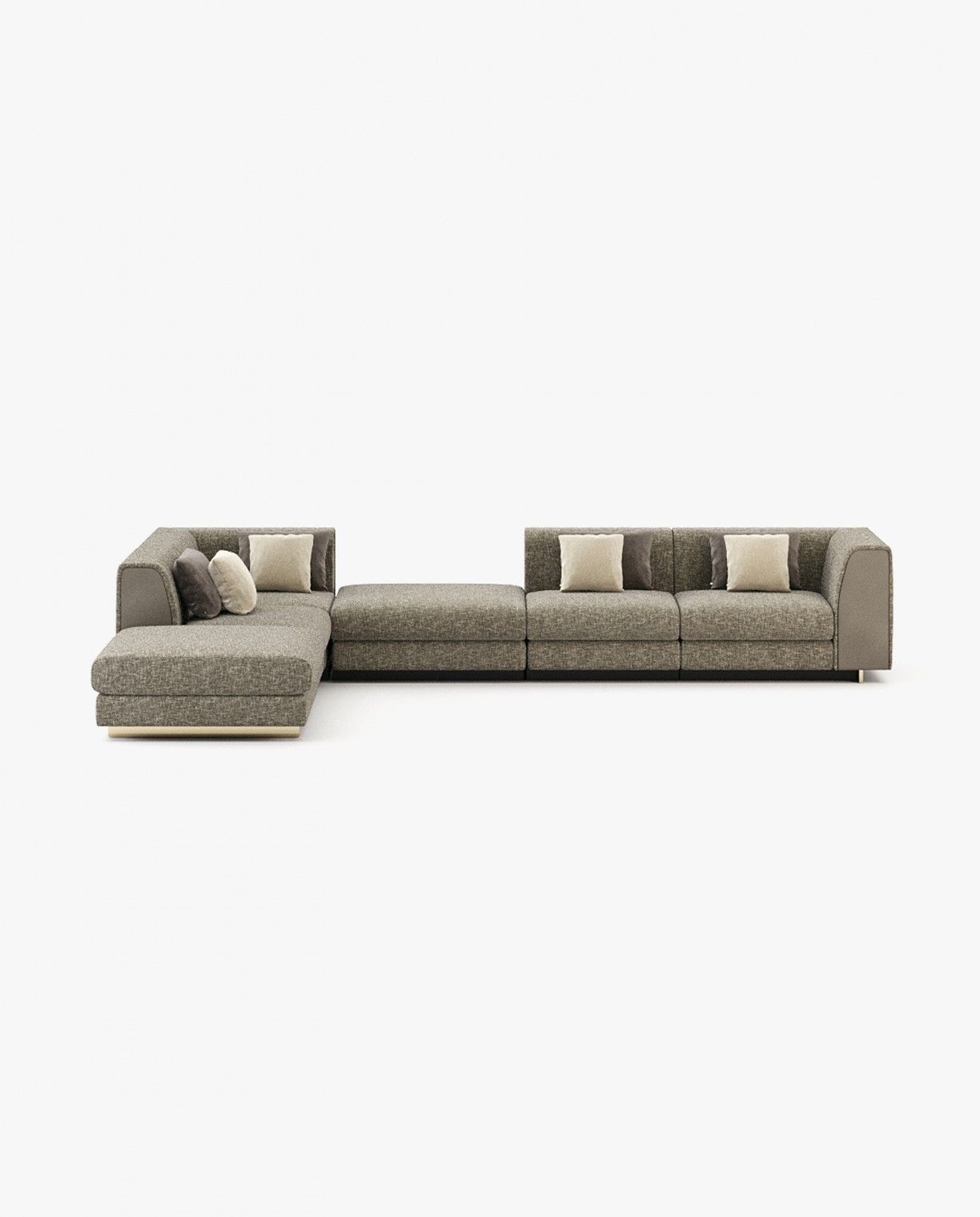 Laskasas HARRY left seat module Sofa Lorran Putty - Araco Interiors