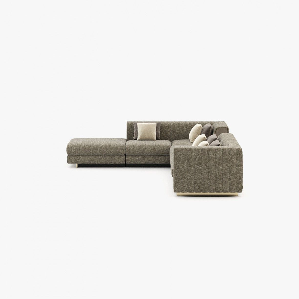 Laskasas HARRY left seat module Sofa Lorran Putty - Araco Interiors