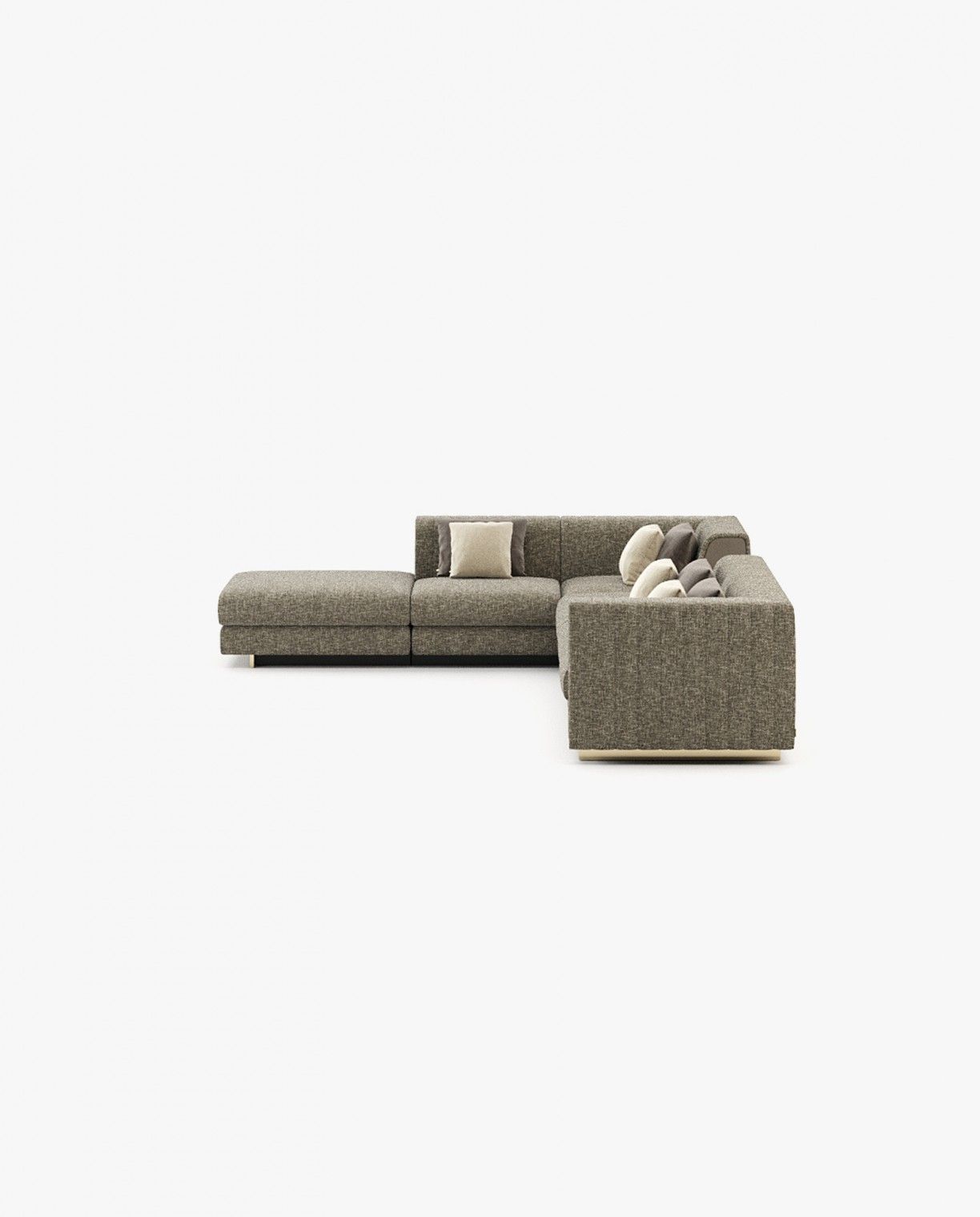Laskasas HARRY left seat module Sofa Lorran Putty - Araco Interiors