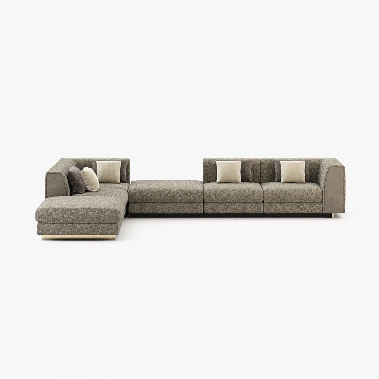 Laskasas HARRY right arm module Sofa Lorran Putty - Araco Interiors