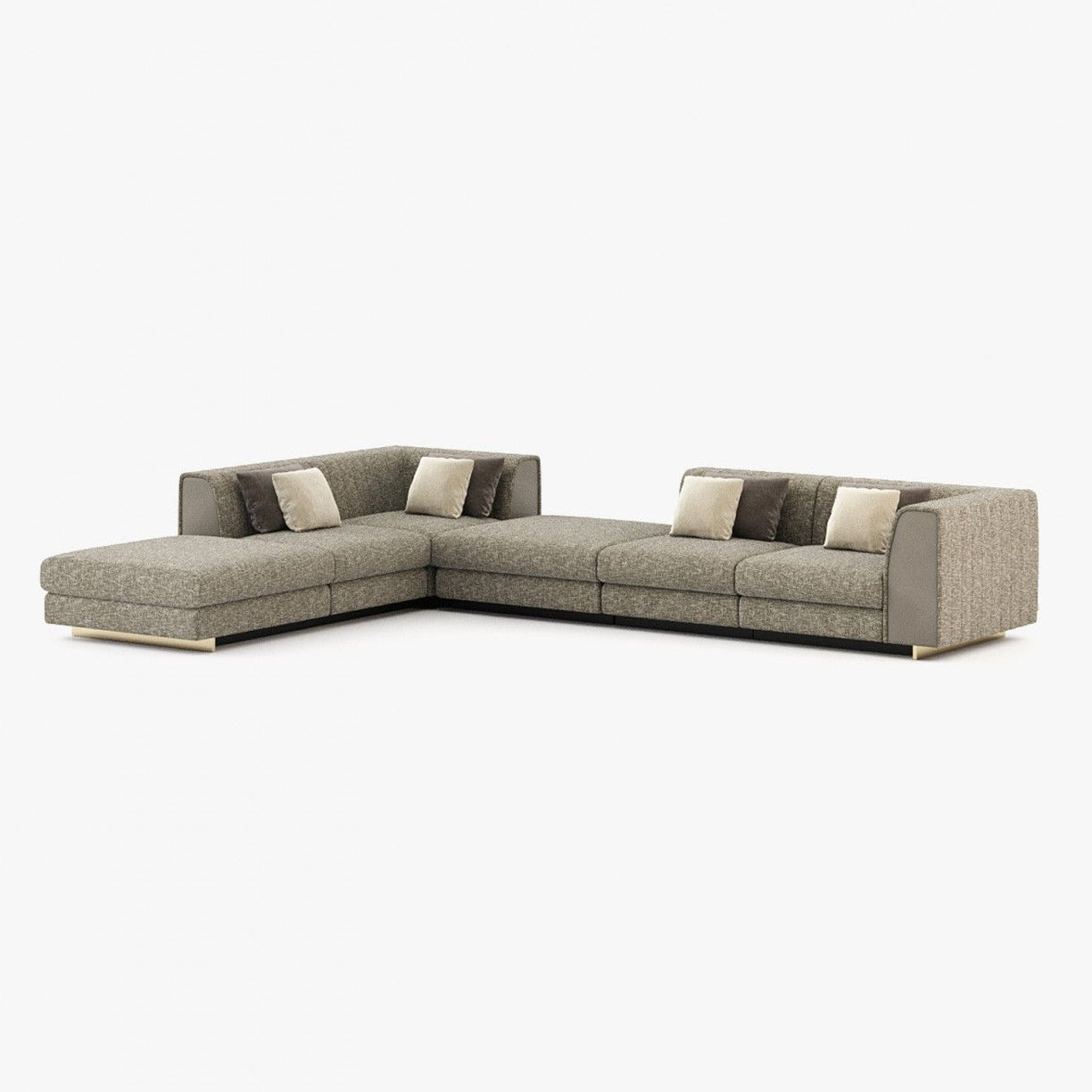 Laskasas HARRY right arm module Sofa Lorran Putty - Araco Interiors