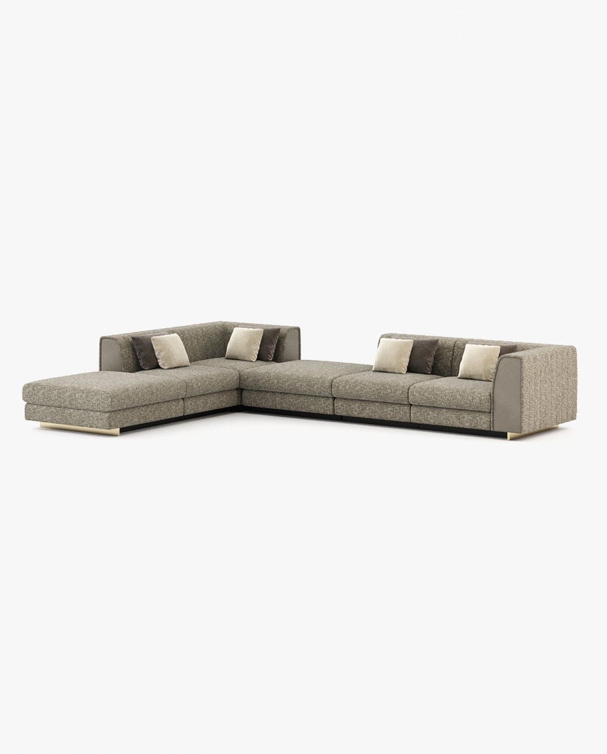 Laskasas HARRY right arm module Sofa Lorran Putty - Araco Interiors
