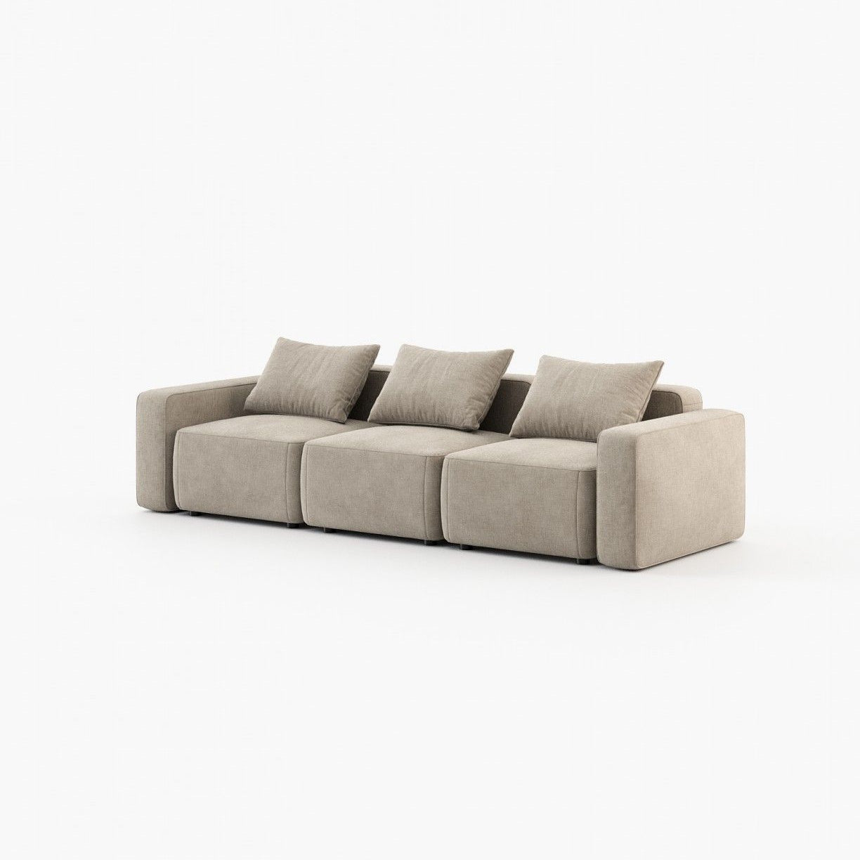 Laskasas HIDRA right chaiselongue module Sofa Xangai Sand - Araco Interiors
