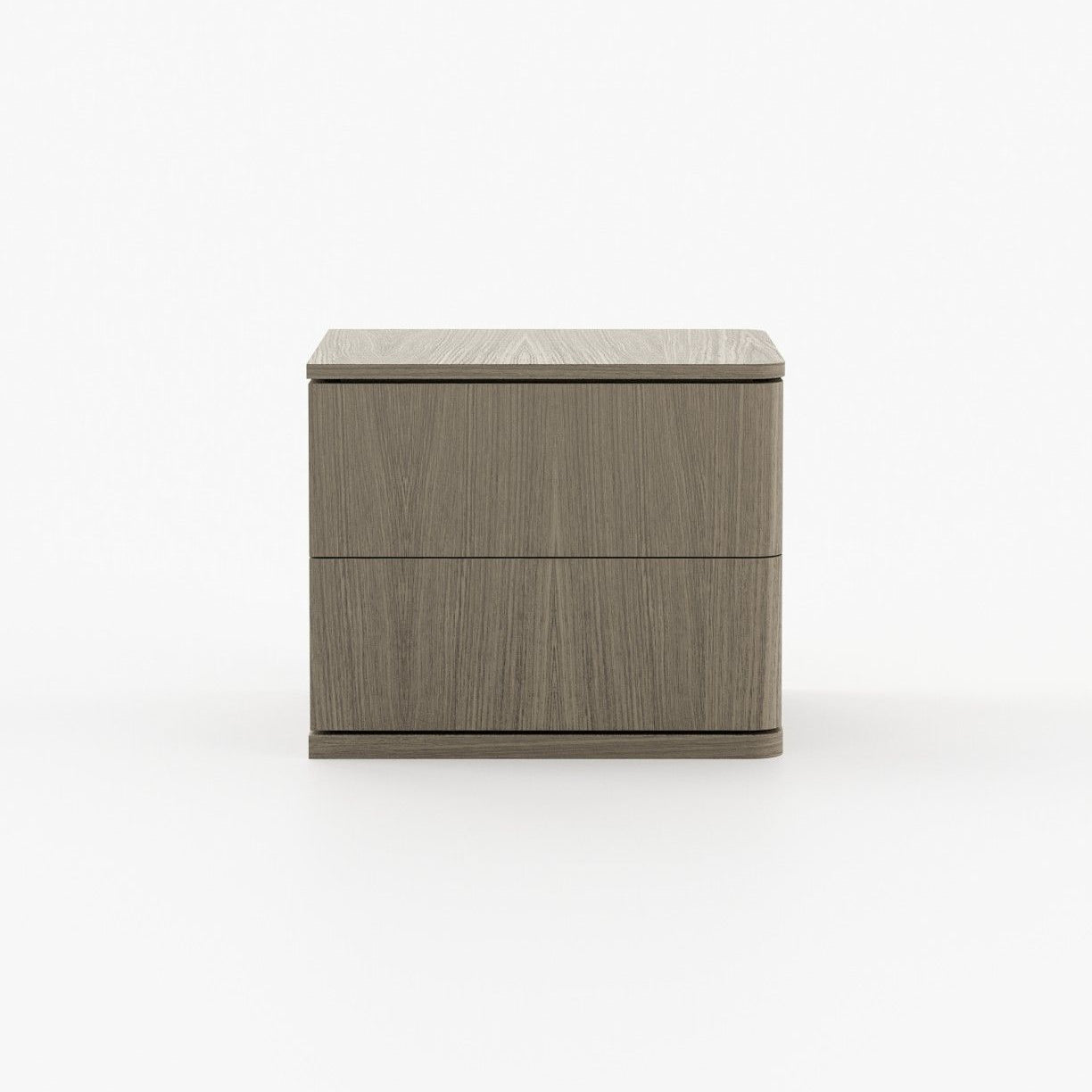 Laskasas HILARY Bedside Cabinet & Table Aged Oak Veneer Matte - Araco Interiors