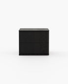Laskasas HILARY Bedside Cabinet & Table Black Ash Veneer Matte - Araco Interiors