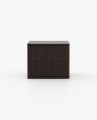 Laskasas HILARY Bedside Cabinet & Table Smoked Eucalyptus Veneer Matte - Araco Interiors