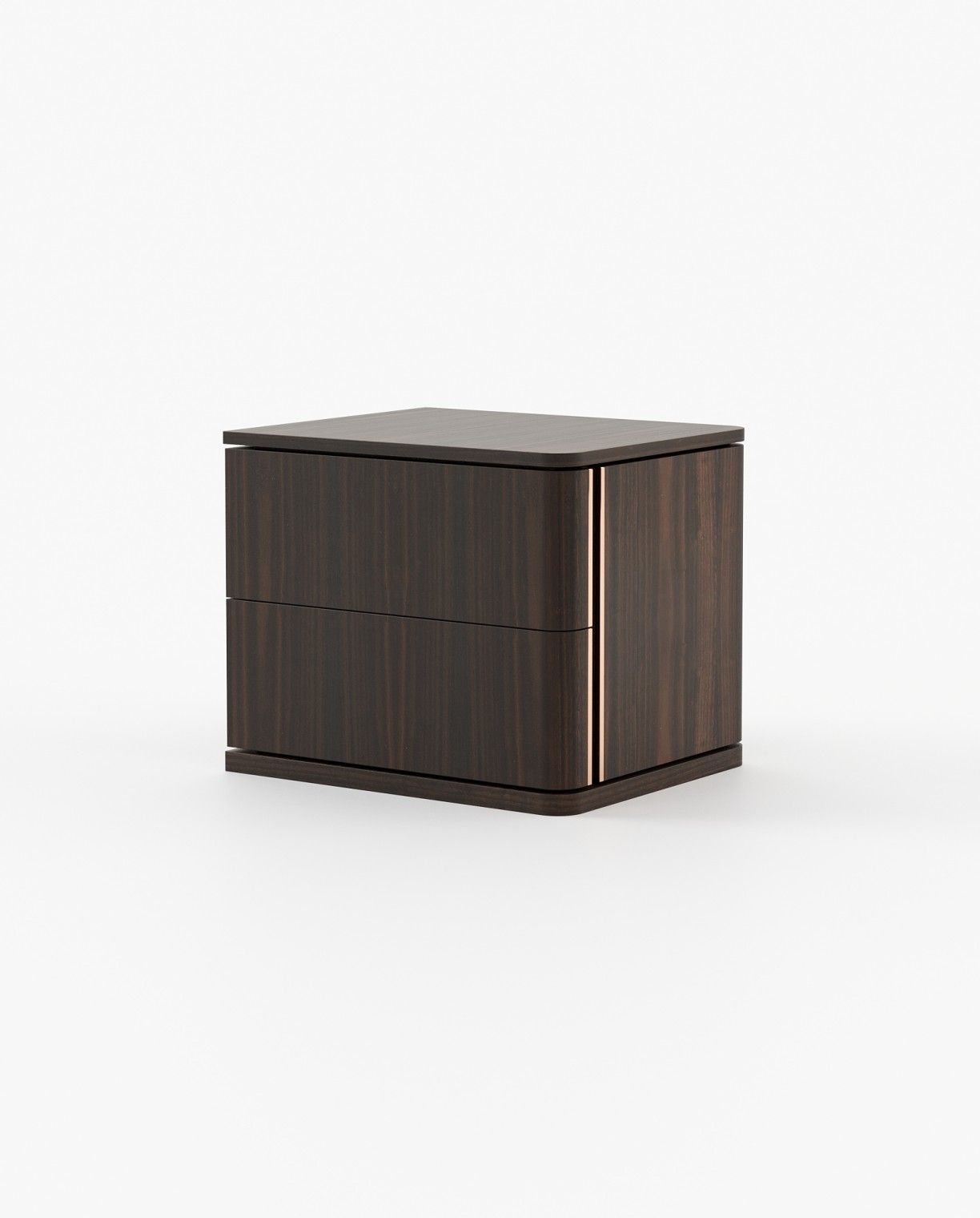 Laskasas HILARY Bedside Cabinet & Table Smoked Eucalyptus Veneer Matte - Araco Interiors