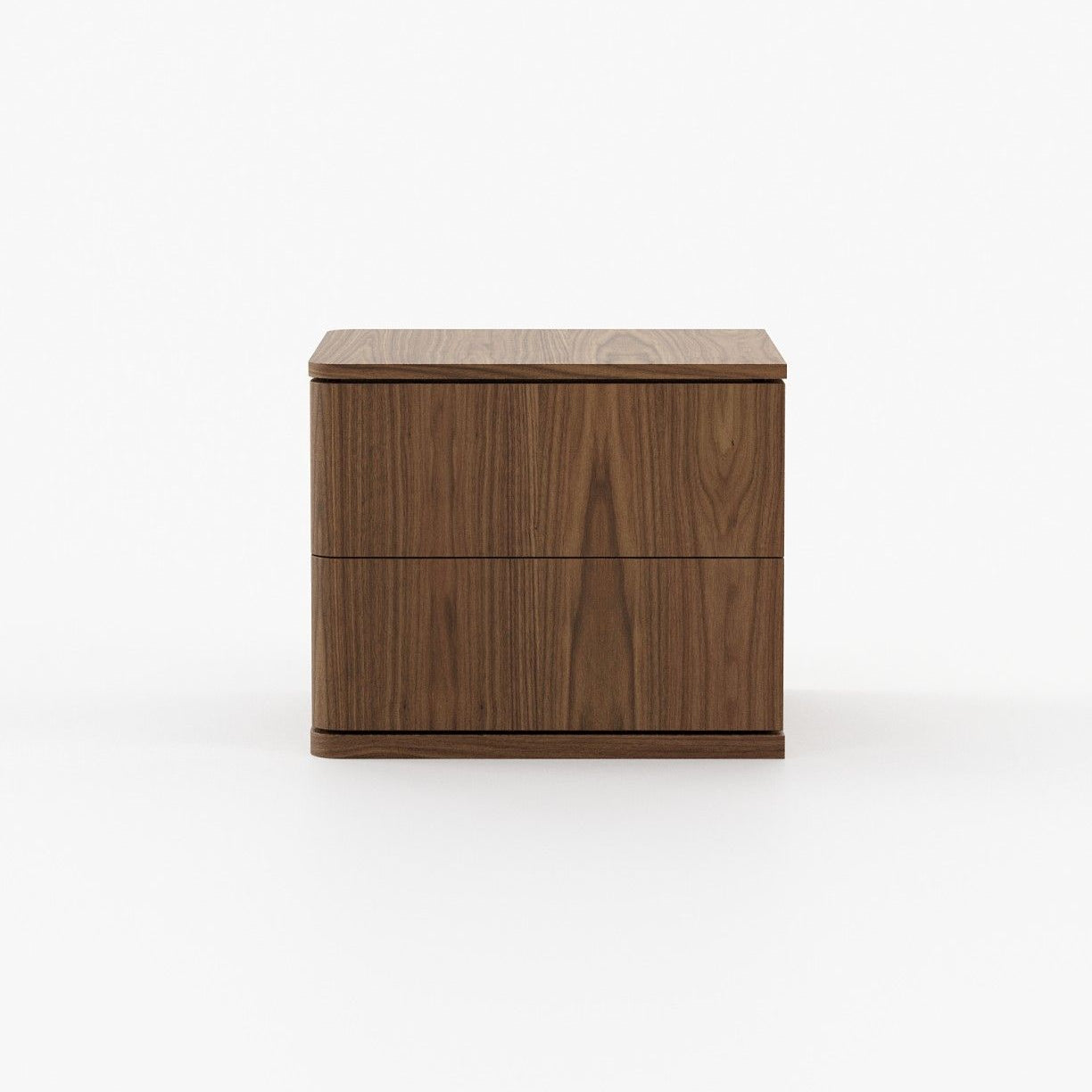 Laskasas HILARY Bedside Cabinet & Table Walnut Veneer Matte - Araco Interiors