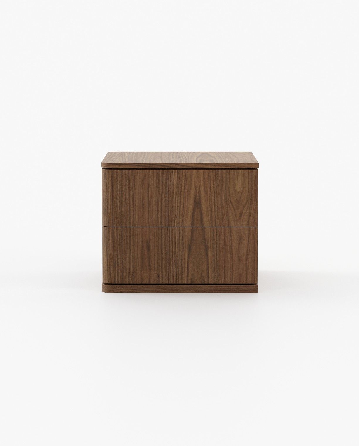 Laskasas HILARY Bedside Cabinet & Table Walnut Veneer Matte - Araco Interiors