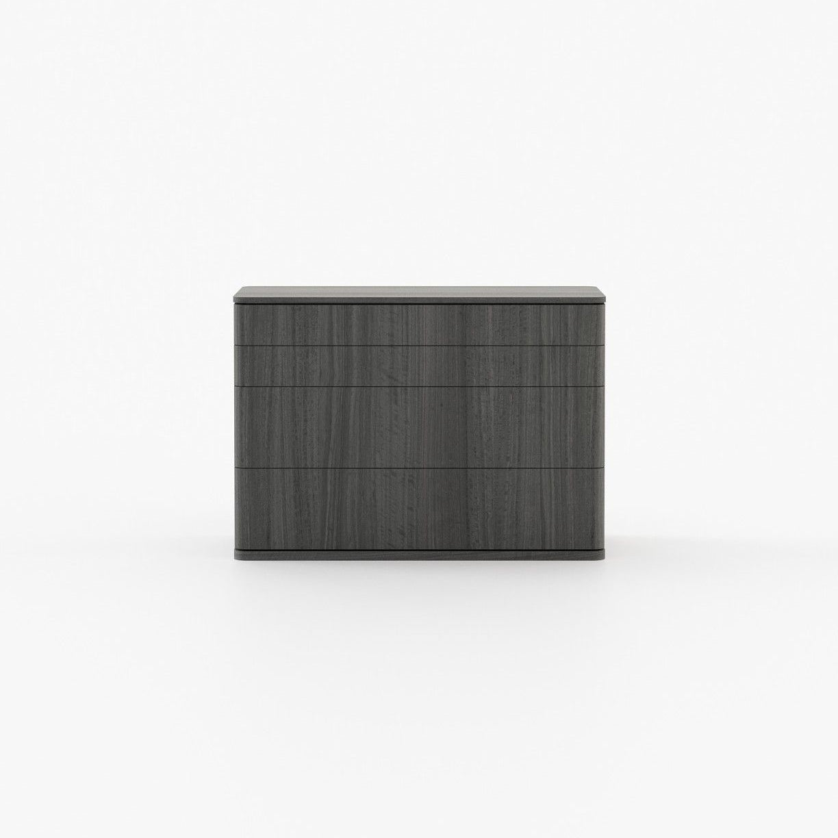 Laskasas HILARY Set of 4 Chest of Drawers Grey Eucalyptus Veneer Matte - Araco Interiors