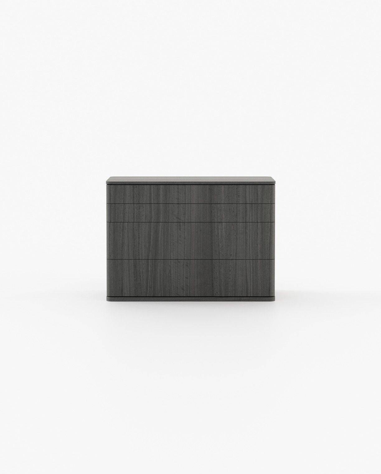 Laskasas HILARY Set of 4 Chest of Drawers Grey Eucalyptus Veneer Matte - Araco Interiors