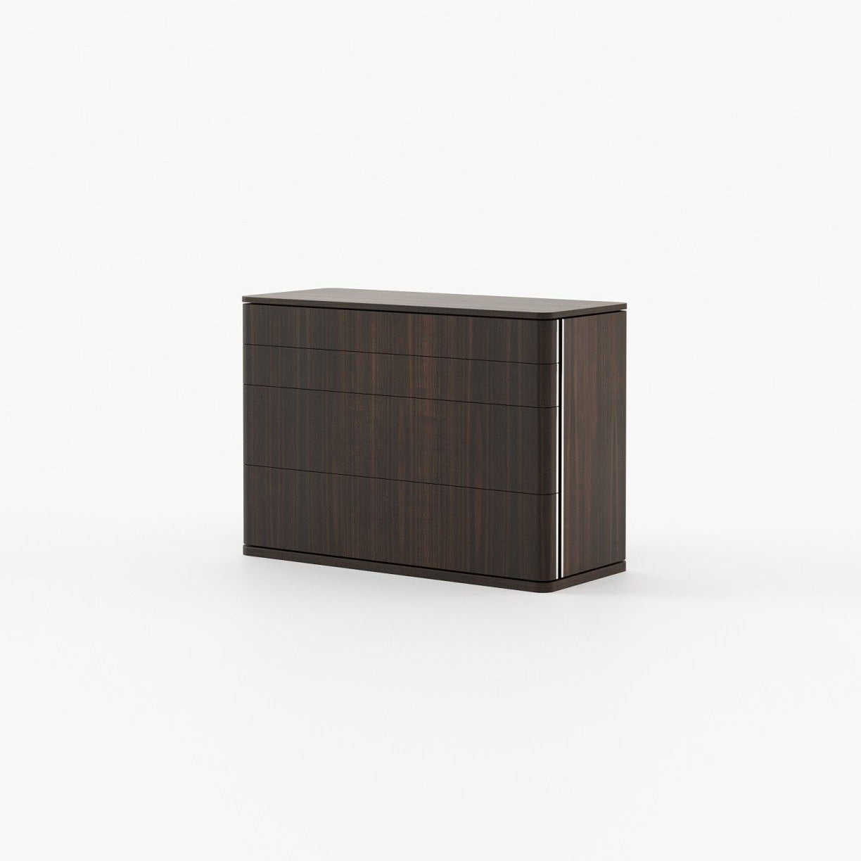 Laskasas HILARY Set of 4 Chest of Drawers Smoked Eucalyptus Veneer Matte - Araco Interiors