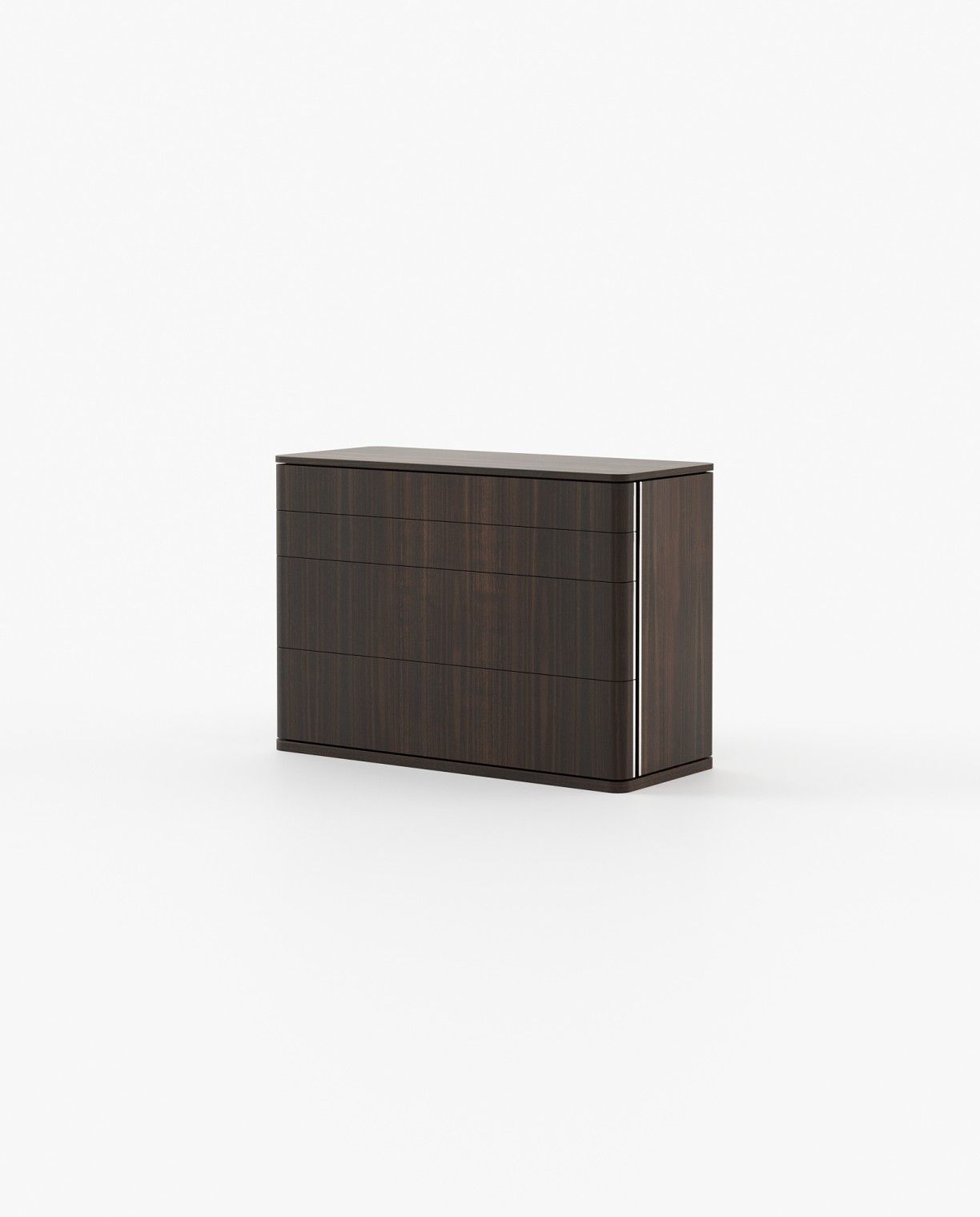 Laskasas HILARY Set of 4 Chest of Drawers Smoked Eucalyptus Veneer Matte - Araco Interiors