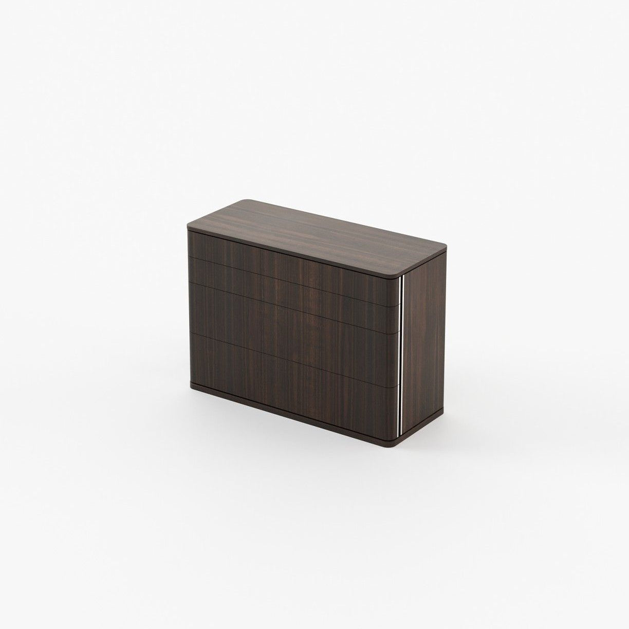 Laskasas HILARY Set of 4 Chest of Drawers Smoked Eucalyptus Veneer Matte - Araco Interiors