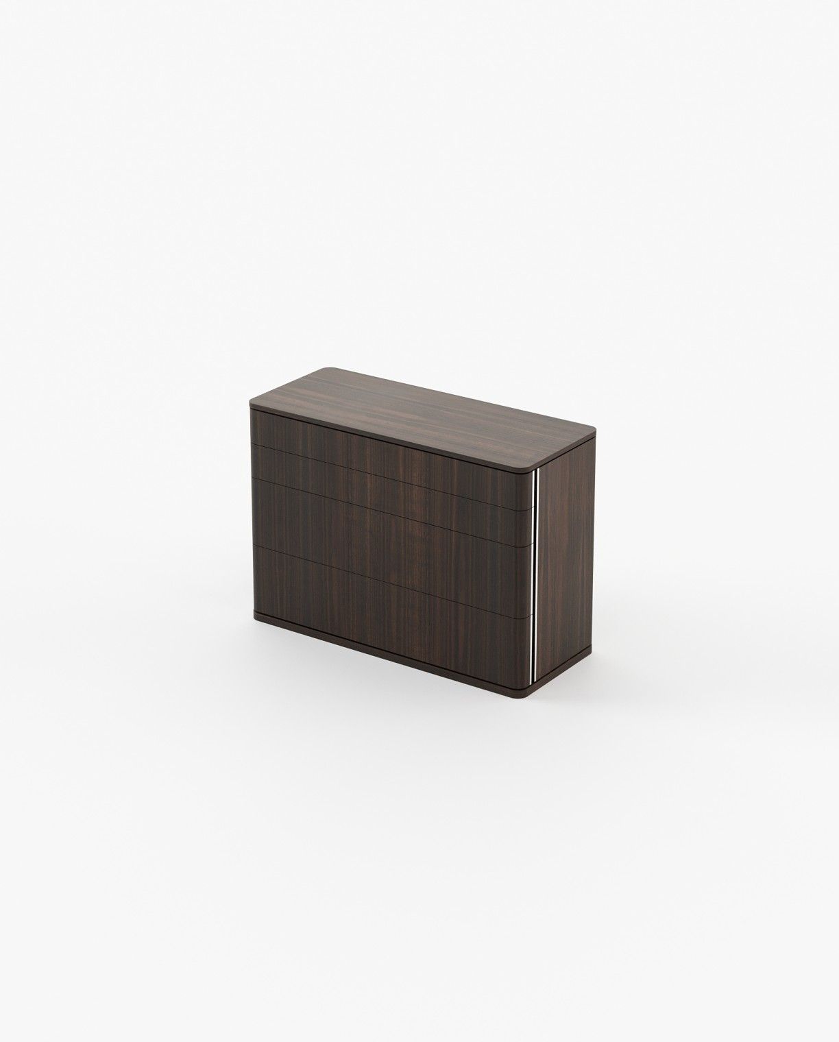 Laskasas HILARY Set of 4 Chest of Drawers Smoked Eucalyptus Veneer Matte - Araco Interiors