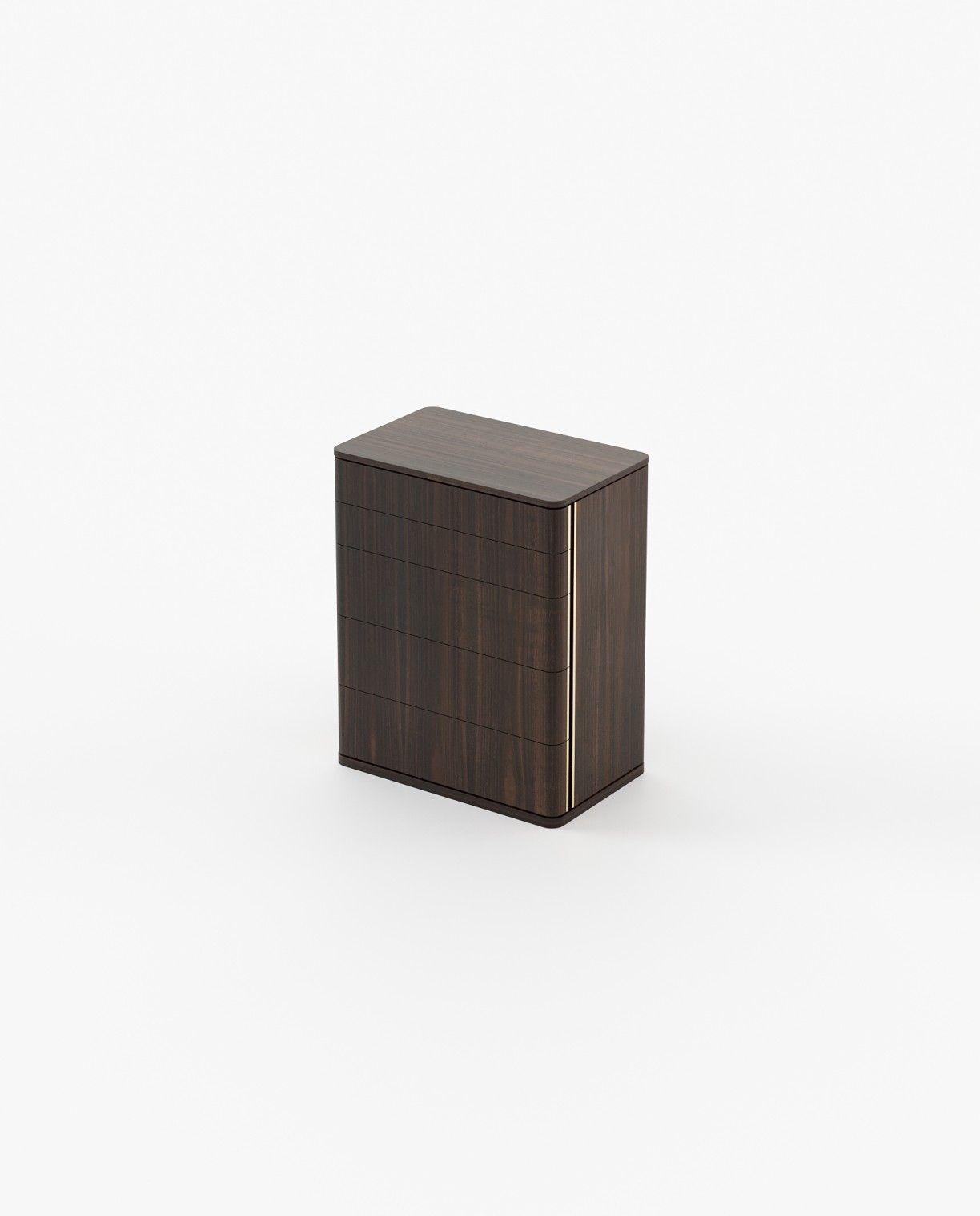 Laskasas HILARY Tallboy Chest of Drawers Smoked Eucalyptus Veneer Matte - Araco Interiors