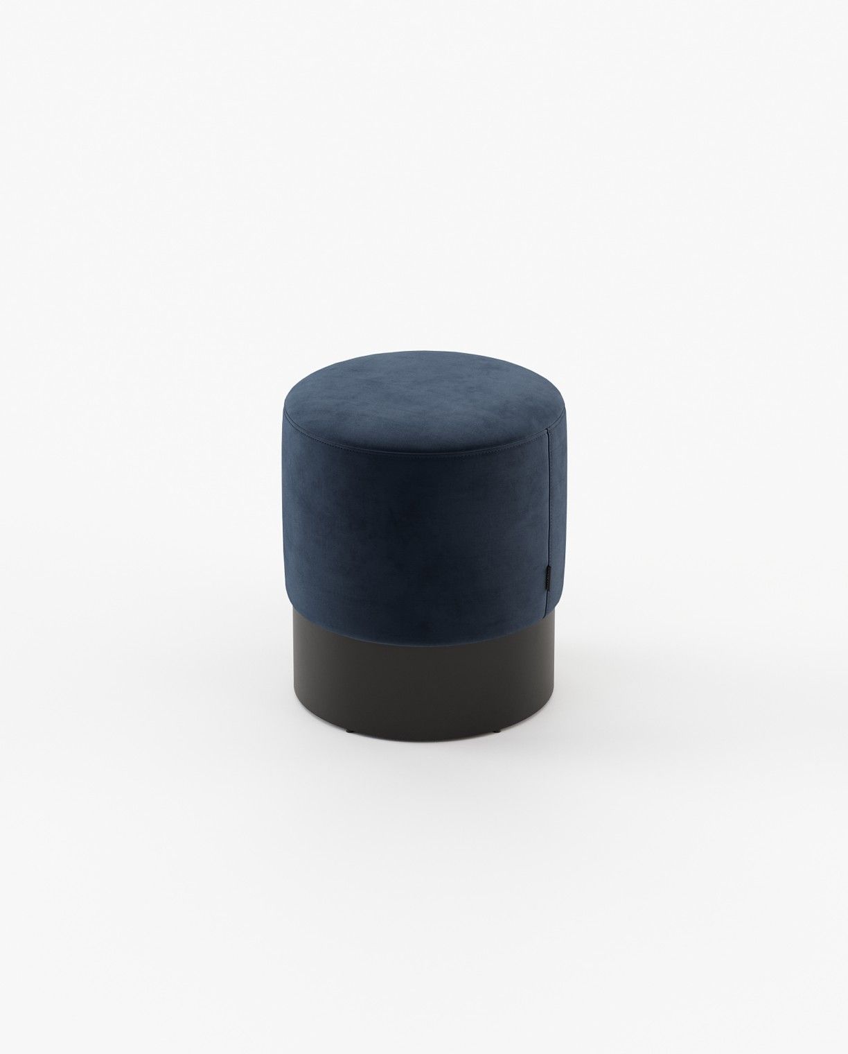 Laskasas ISAAC Footstool & Pouf Vienna Deep Blue - Araco Interiors