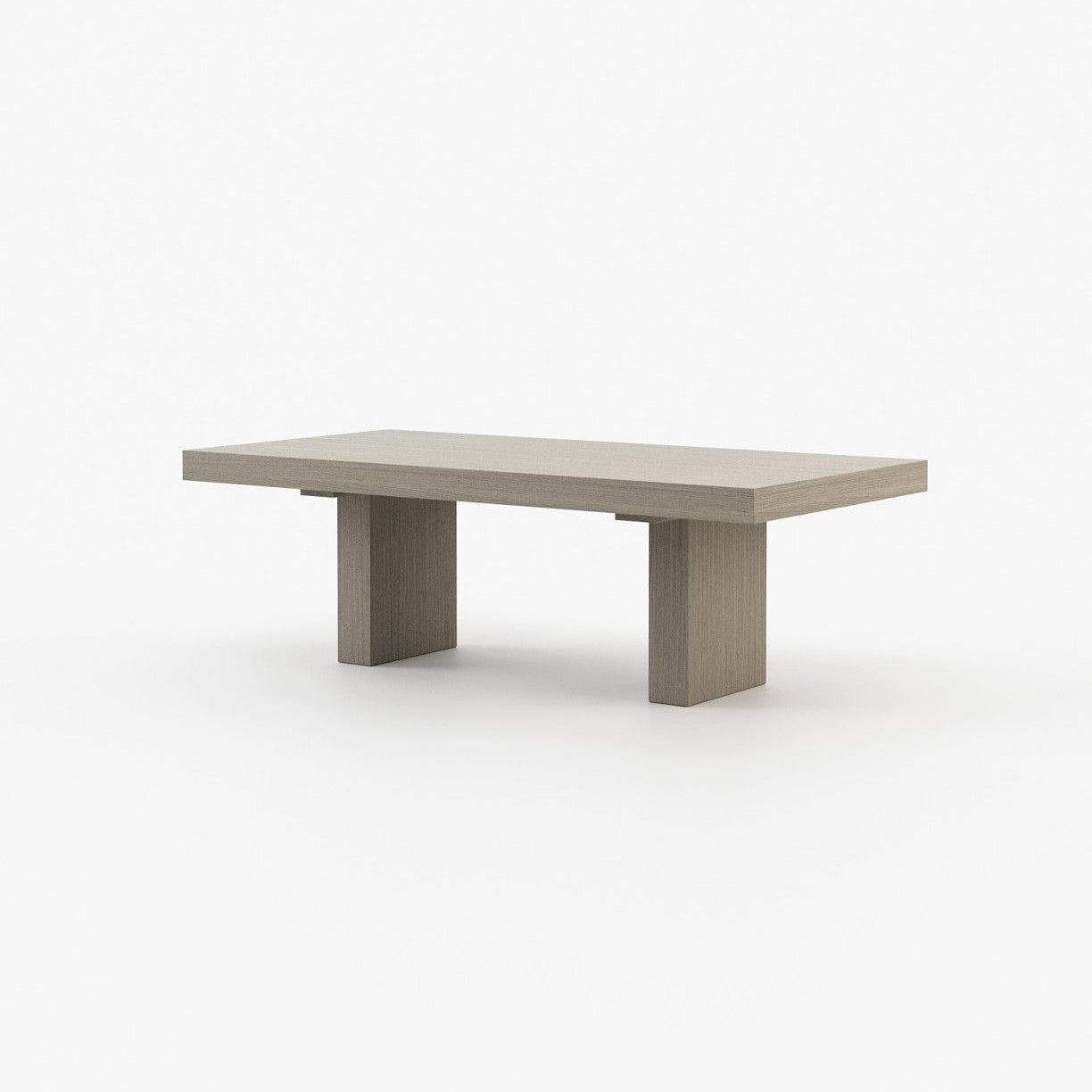 Laskasas ISIS Dining & Bar Table Aged Oak Veneer Matte - Araco Interiors