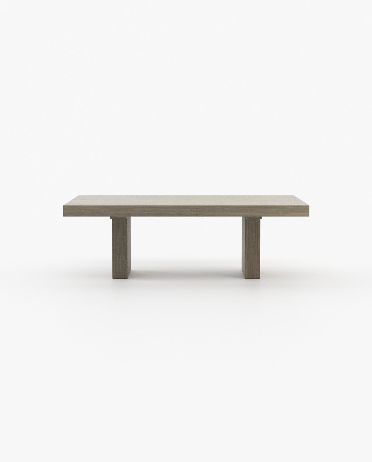 Laskasas ISIS Dining & Bar Table Aged Oak Veneer Matte - Araco Interiors