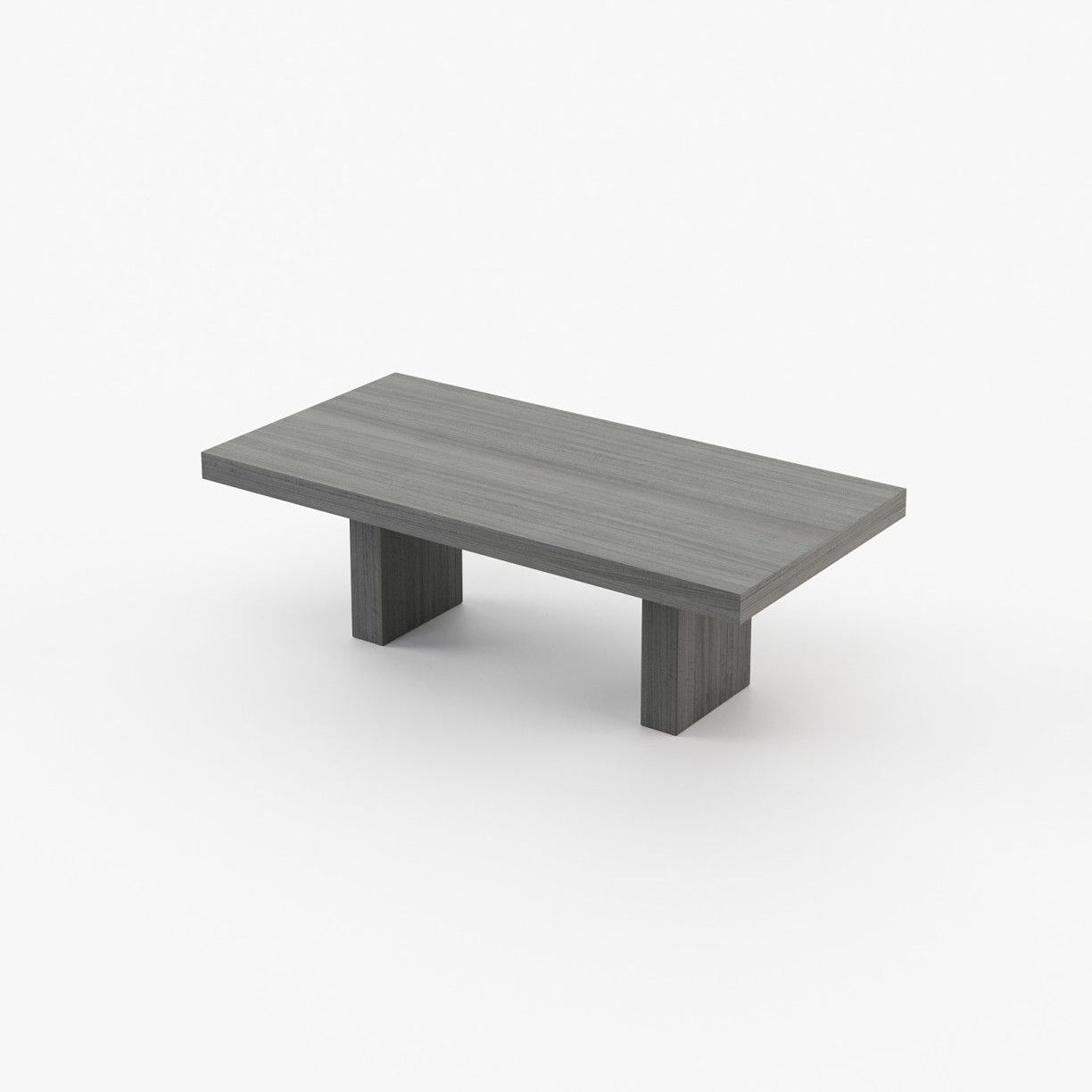 Laskasas ISIS Dining & Bar Table Grey Eucalyptus Veneer Matte - Araco Interiors