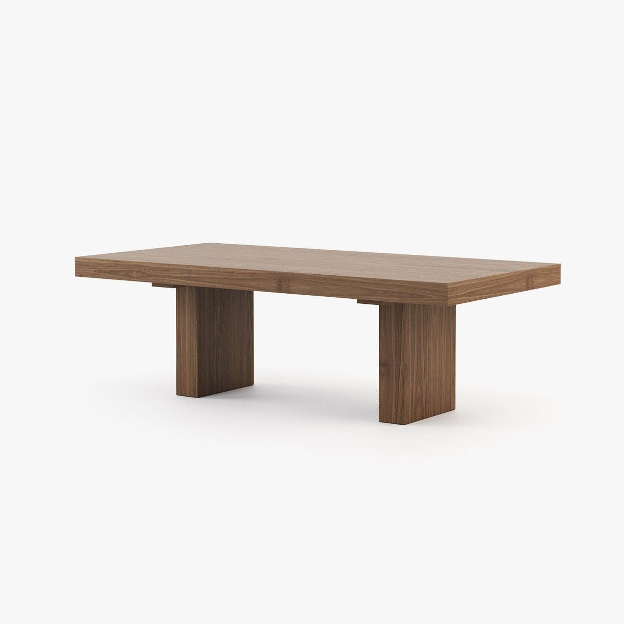 Laskasas ISIS Dining & Bar Table Walnut Veneer Matte - Araco Interiors