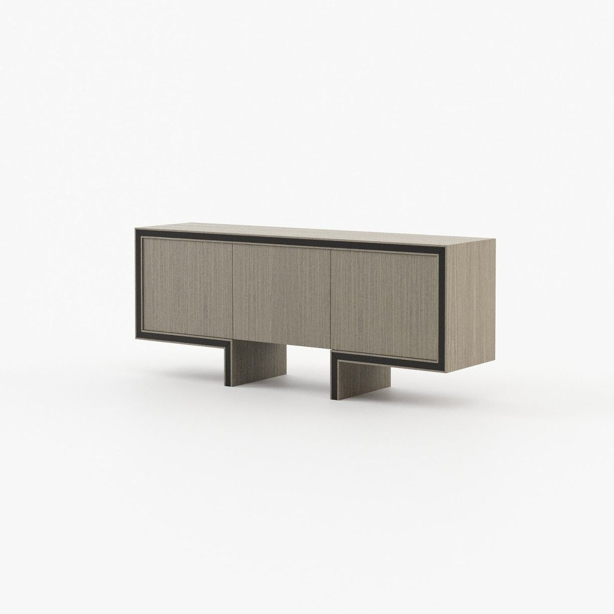Laskasas ISIS Sideboard Aged Oak Veneer Matte - Araco Interiors
