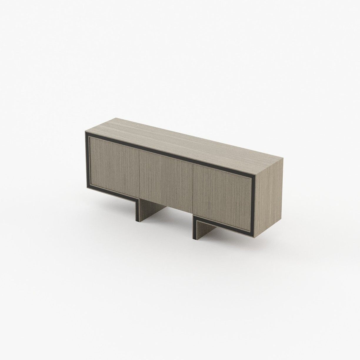 Laskasas ISIS Sideboard Aged Oak Veneer Matte - Araco Interiors