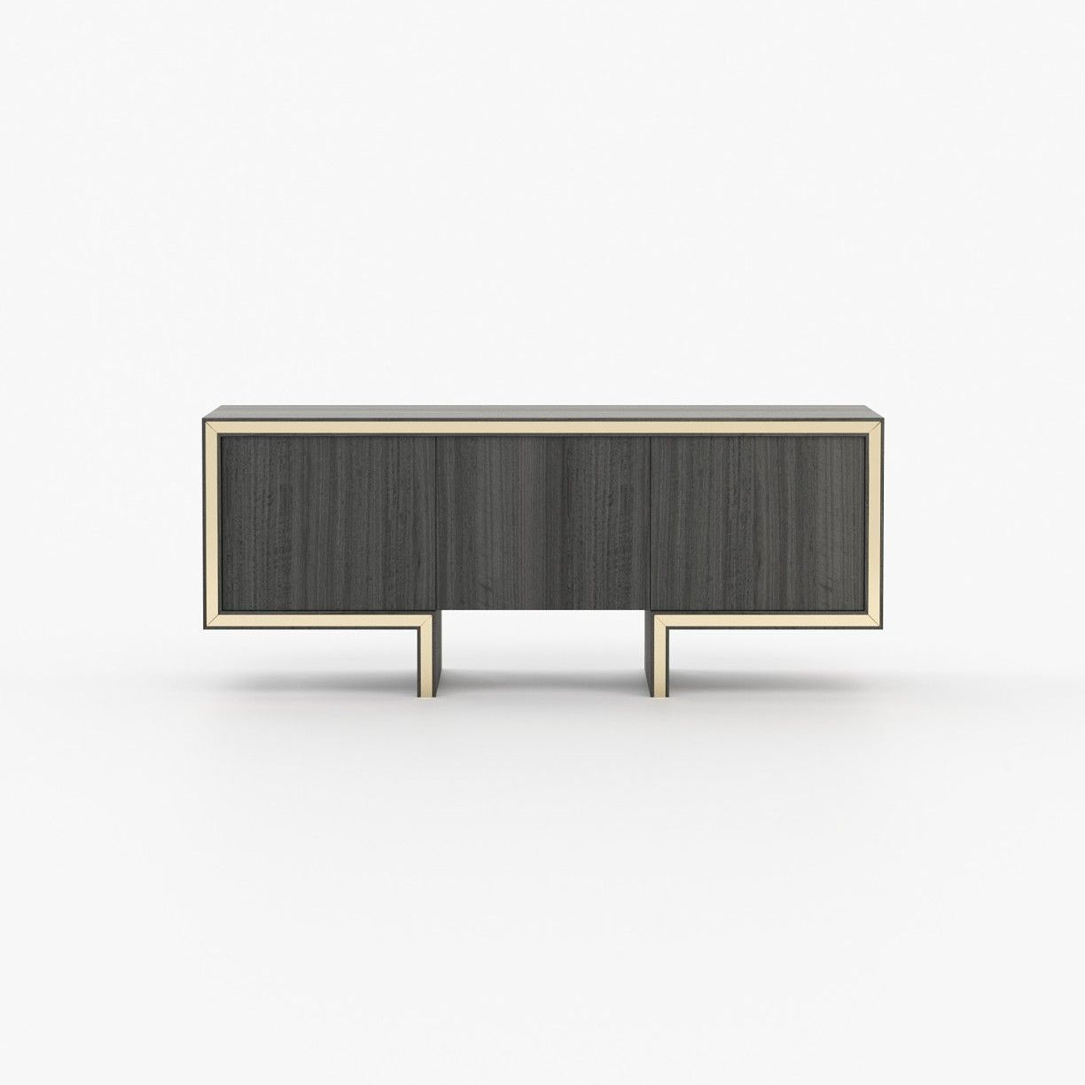 Laskasas ISIS Sideboard Grey Eucalyptus Veneer Matte - Araco Interiors