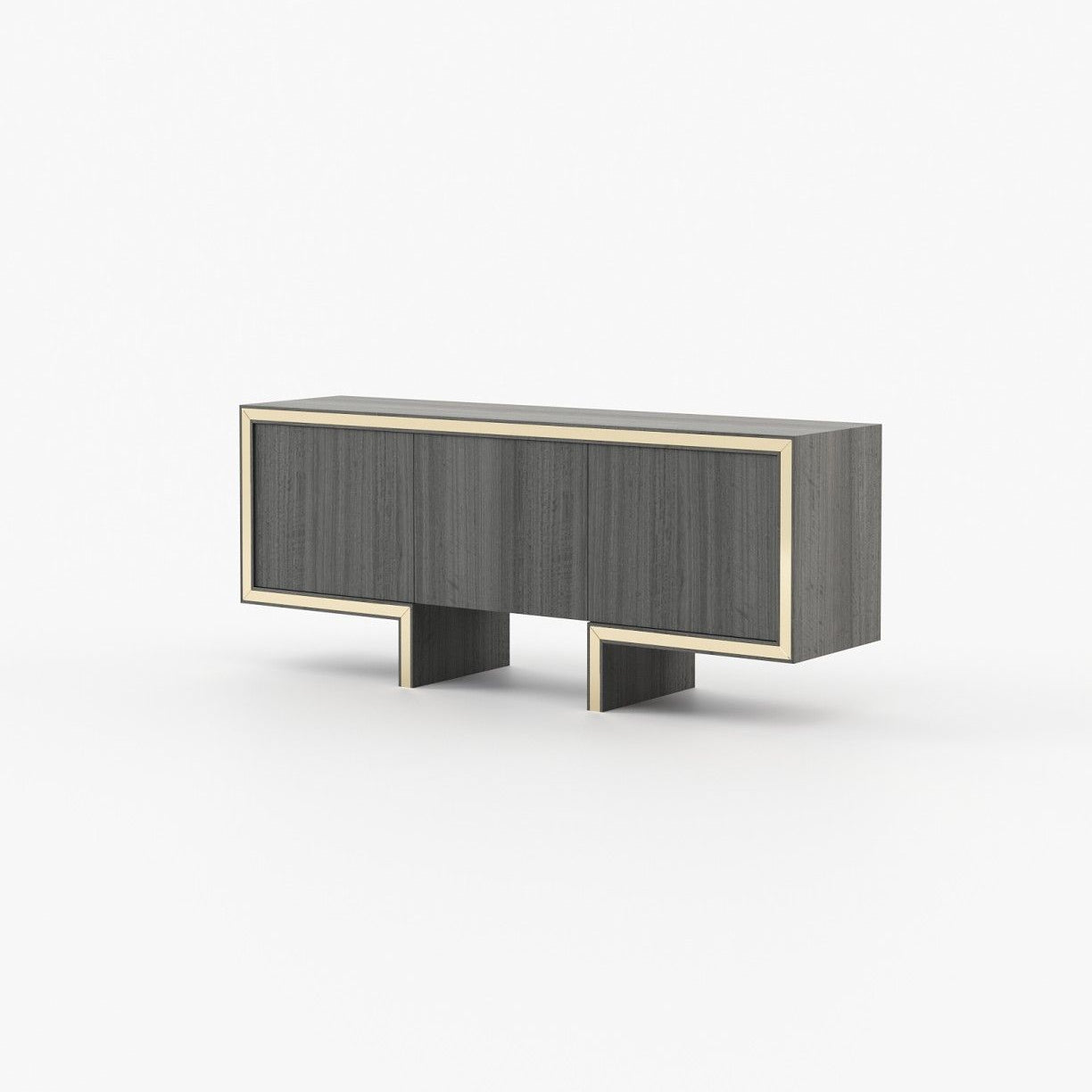 Laskasas ISIS Sideboard Grey Eucalyptus Veneer Matte - Araco Interiors