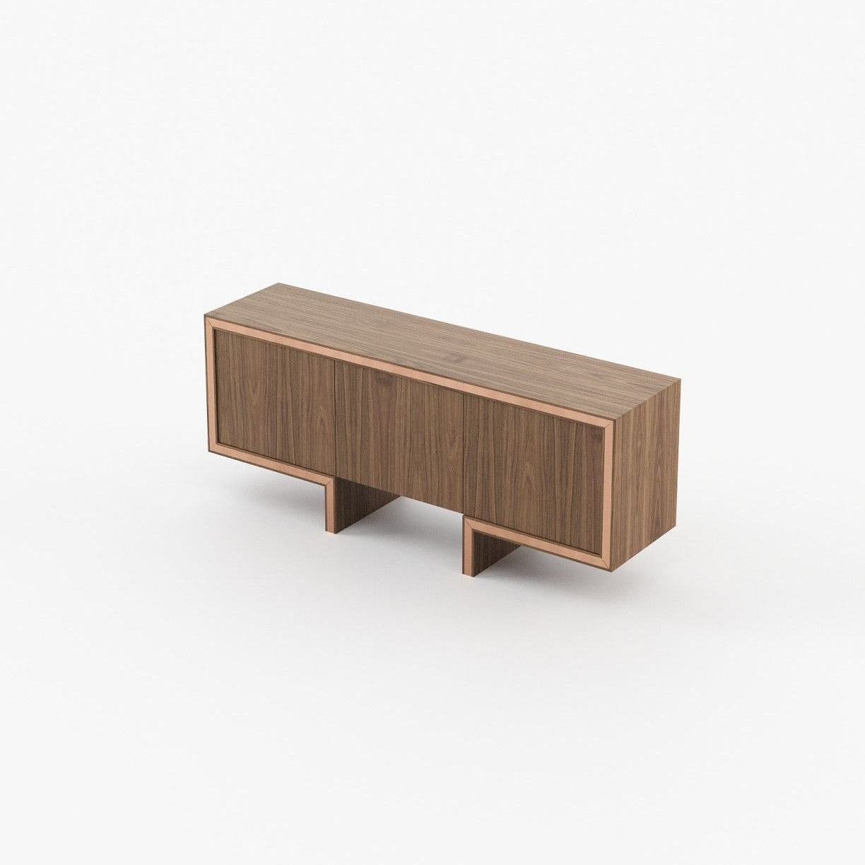 Laskasas ISIS Sideboard Walnut Veneer Matte - Araco Interiors