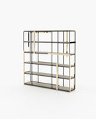 Laskasas IVES Bookcase & Shelving Aged Oak Veneer Matte - Araco Interiors