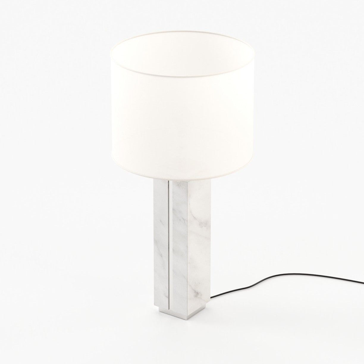 Laskasas JACK Table & Desk Lamp Carrara Marble - Araco Interiors