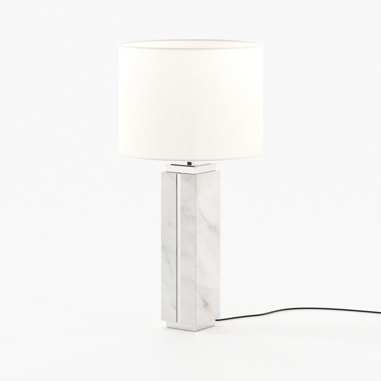 Laskasas JACK Table & Desk Lamp Carrara Marble - Araco Interiors