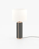 Laskasas JACK Table & Desk Lamp Grey Eucalyptus Veneer Matte - Araco Interiors