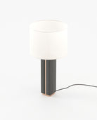 Laskasas JACK Table & Desk Lamp Grey Eucalyptus Veneer Matte - Araco Interiors