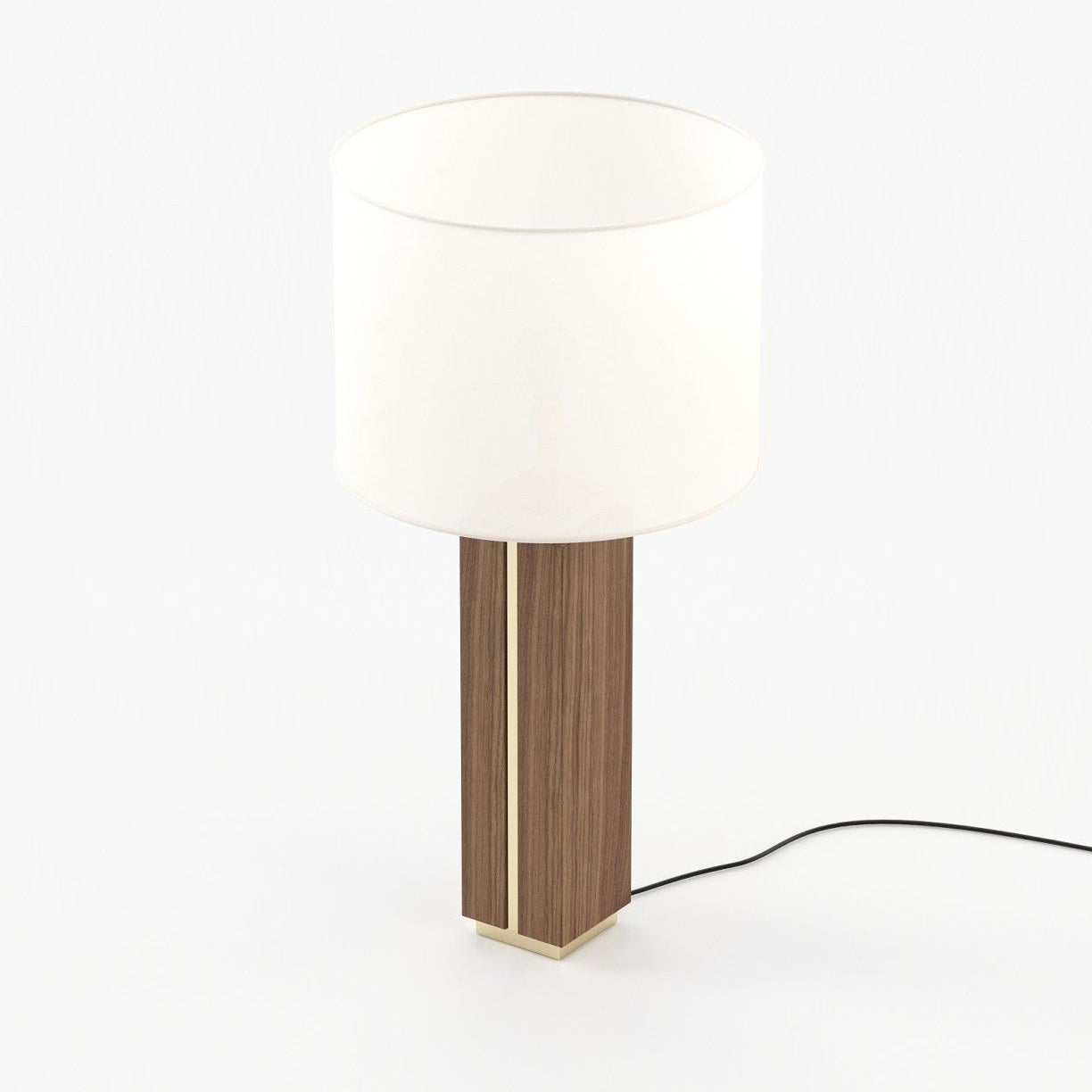 Laskasas JACK Table & Desk Lamp Walnut Veneer Matte - Araco Interiors