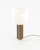 Laskasas JACK Table & Desk Lamp Walnut Veneer Matte - Araco Interiors