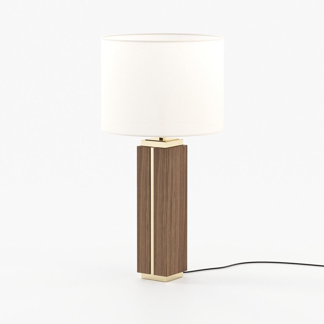 Laskasas JACK Table & Desk Lamp Walnut Veneer Matte - Araco Interiors