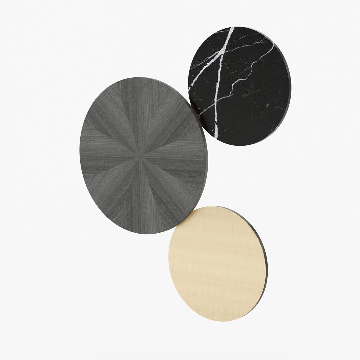 Laskasas JACKSON'S Wall & Picture Light Grey Eucalyptus Veneer Matte - Araco Interiors