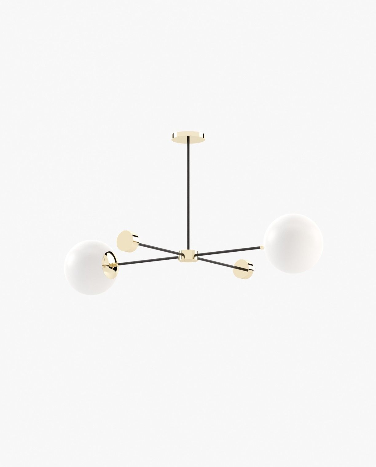 Laskasas JANIS Ceiling Light Gilded Polished Stainless Steel - Araco Interiors
