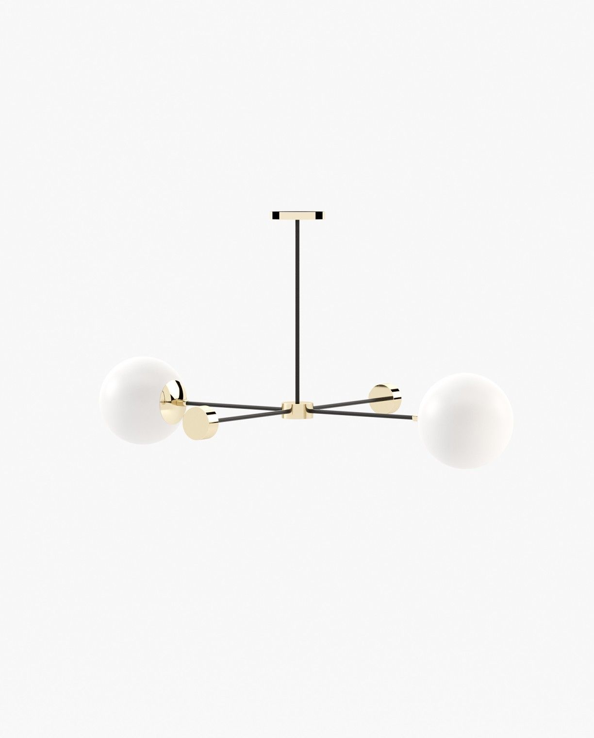 Laskasas JANIS Ceiling Light Gilded Polished Stainless Steel - Araco Interiors