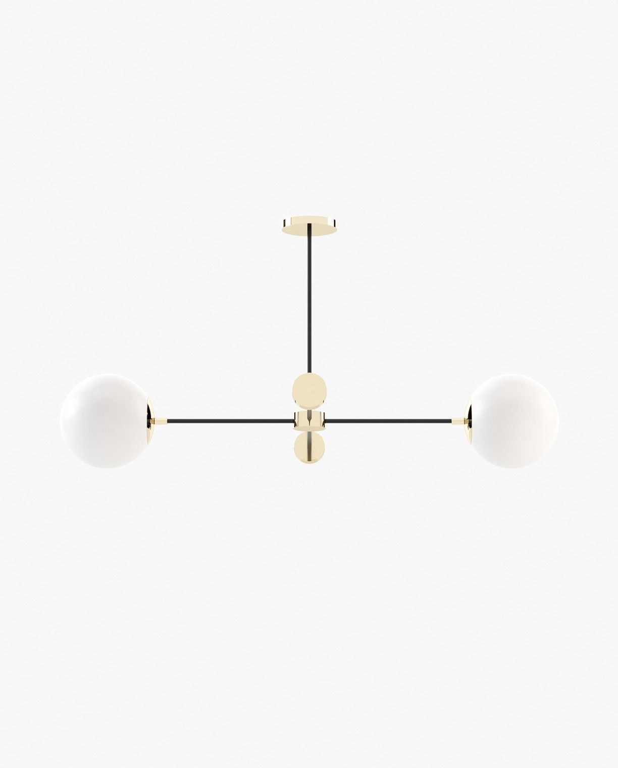 Laskasas JANIS Ceiling Light Gilded Polished Stainless Steel - Araco Interiors