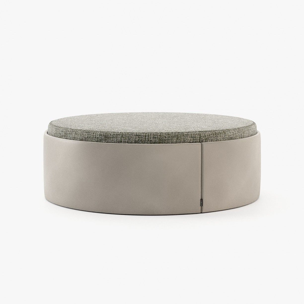 Laskasas JASON Footstool & Pouf Seoul Cement - Araco Interiors