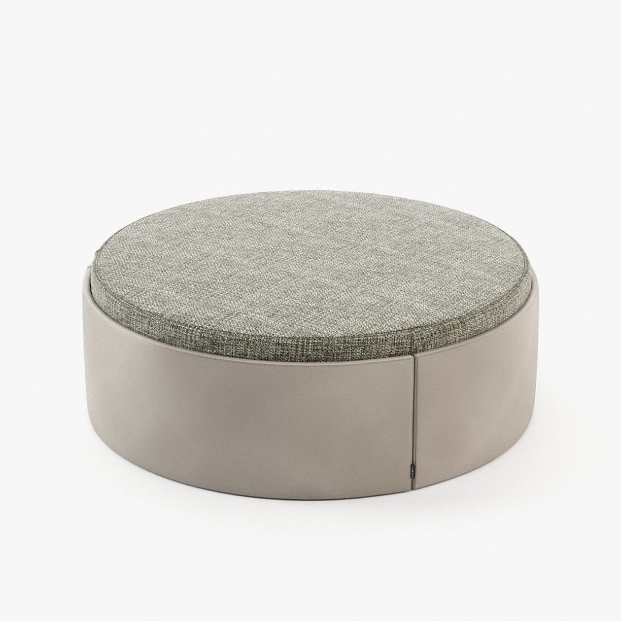 Laskasas JASON Footstool & Pouf Seoul Cement - Araco Interiors
