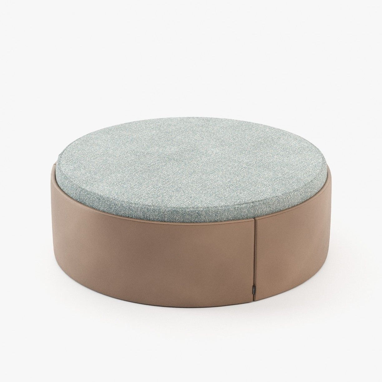 Laskasas JASON Footstool & Pouf Seoul Terra Leather - Araco Interiors