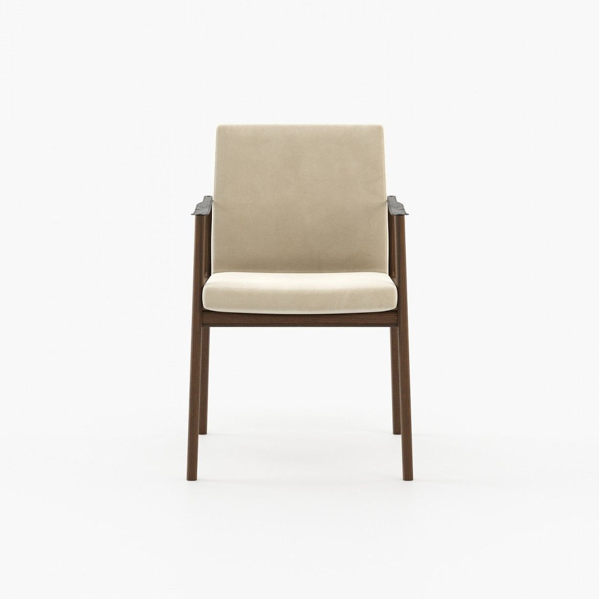 Laskasas JAYNE with arms Dining Chair & Bench Vienna Cream - Araco Interiors