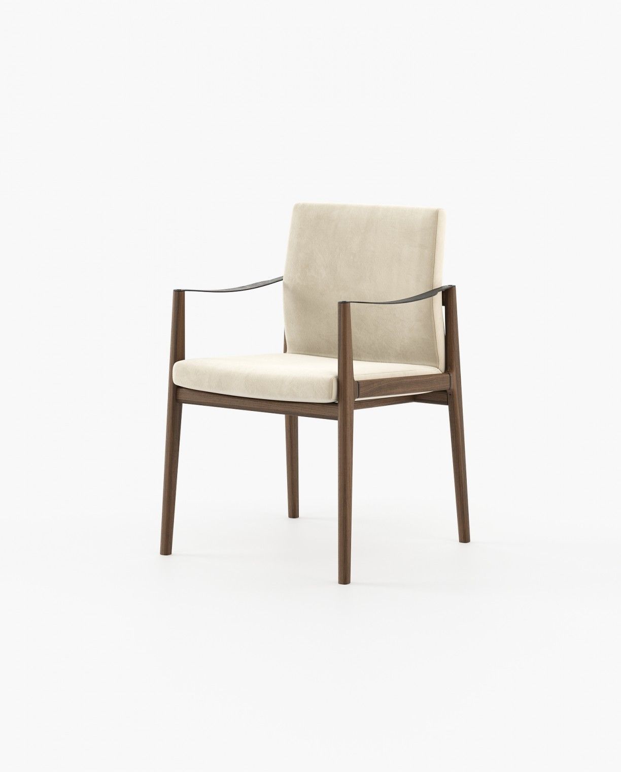 Laskasas JAYNE with arms Dining Chair & Bench Vienna Cream - Araco Interiors