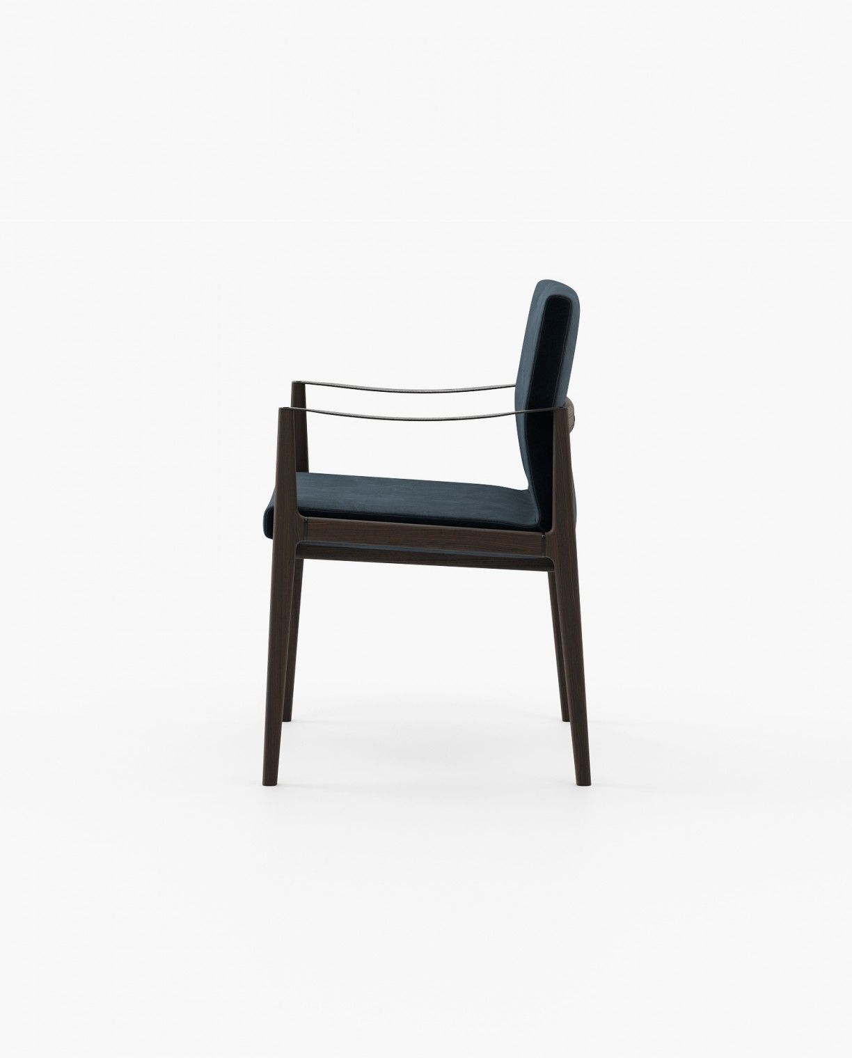 Laskasas JAYNE with arms Dining Chair & Bench Vienna Deep Blue - Araco Interiors