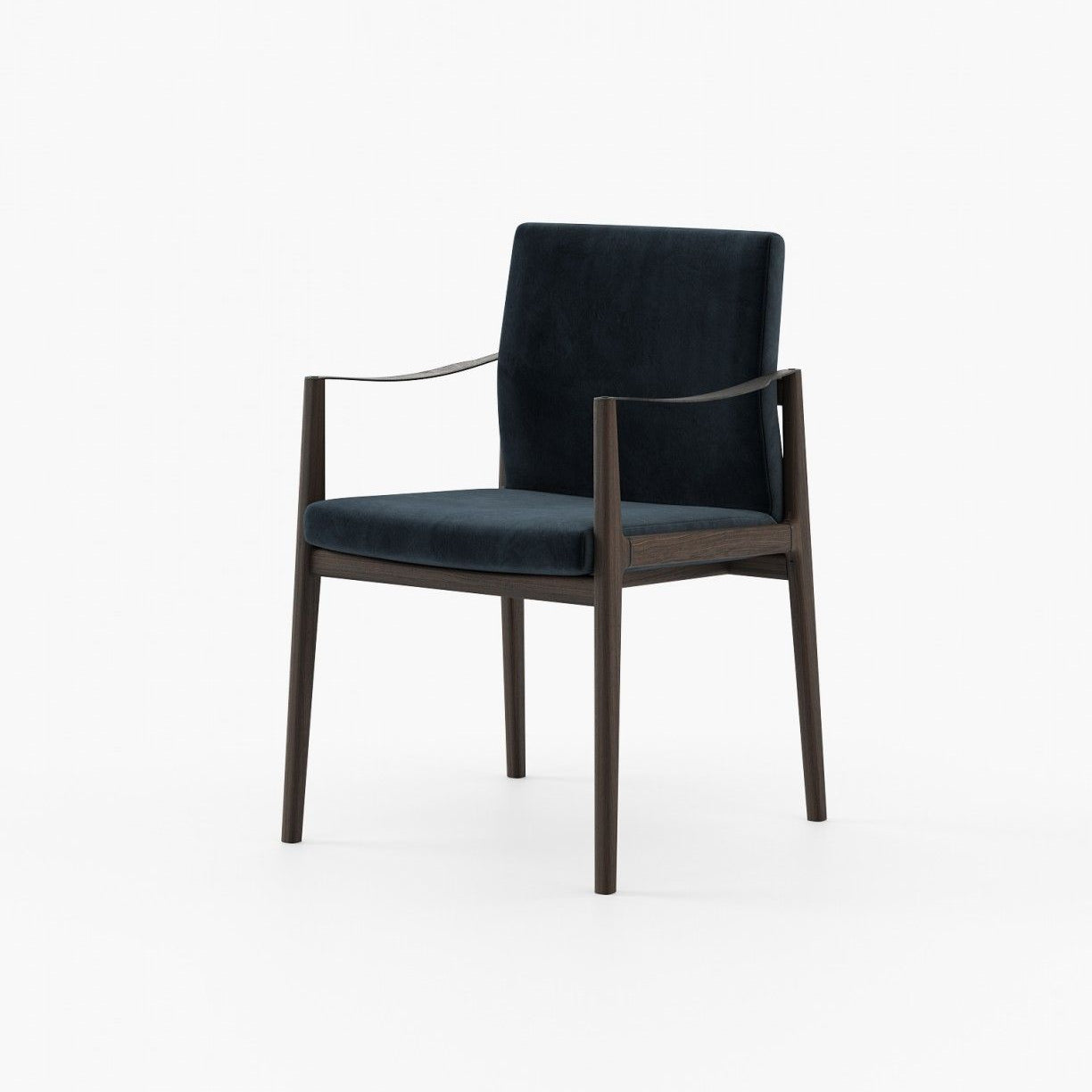 Laskasas JAYNE with arms Dining Chair & Bench Vienna Deep Blue - Araco Interiors