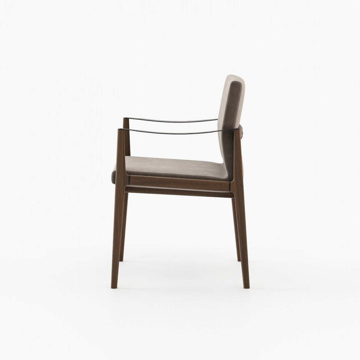 Laskasas JAYNE with arms Dining Chair & Bench Vienna Khaki - Araco Interiors